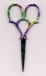 Dinky Dyes - Floral Scissors-Dinky Dyes - Floral Scissors, needlework scissors, flowers, cross stitch, accessories, notions, 