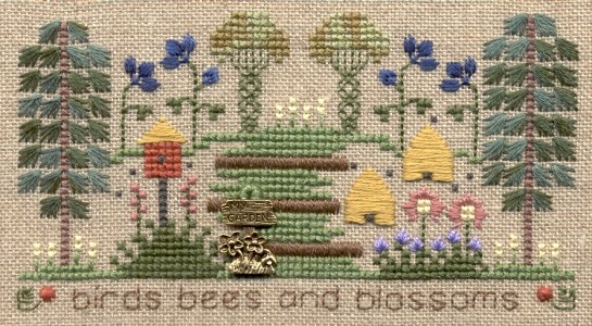 Elizabeth's Designs - Birds & Bees Chartpack-Elizabeths Designs - Birds  Bees, flowers,   