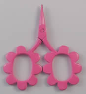 Kelmscott Designs - Flower Power Scissors - Fuschia-Kelmscott Designs - Flower Power Scissors - Pink, flowers, scissors, accessories, cross stitch, 