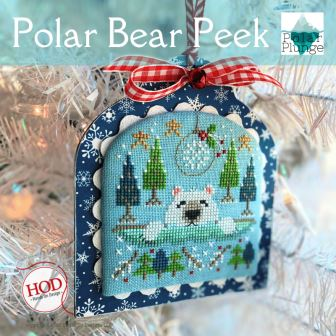 Hands On Design - Polar Plunge - Polar Bear Peek-Hands On Design - Polar Plunge - Polar Bear Peek, cross stitch, polar bears, Nashville Market, 