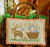 Homespun Elegance - Country Spirits Collection - Delivering Yummy Goodness-Homespun Elegance, Country Spirits Collection, Delivering Yummy Goodness, Spring,  Easter rabbit, Easter Eggs, carros, Cross Stitch Pattern