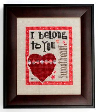 Heart in Hand Needleart - 2015 Collector's Heart - Cross Stitch Kit-Heart in Hand Needleart, 2015 Collectors Heart,love, Valentines Day, Cross Stitch Kit