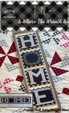 Stitching With The Housewives - HOME Is Where The Wreath Is