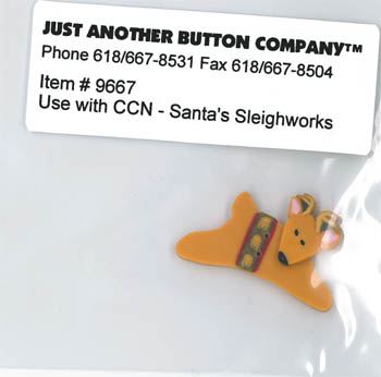 Just Another Button Company - Santa's Village - Santa's Sleighworks Button