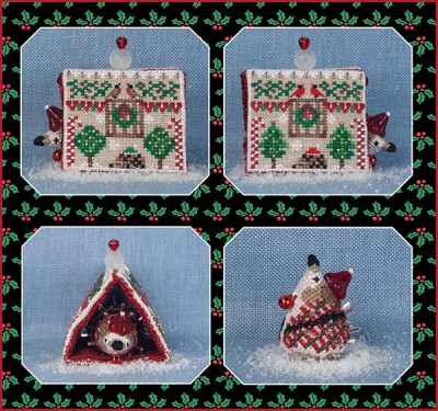 Just Nan - 2026 Hedgehog Santa House - Limited Edition-Just Nan - 2026 Hedgehog Santa House - Limited Edition, Christmas, Santa Claus, beads, 