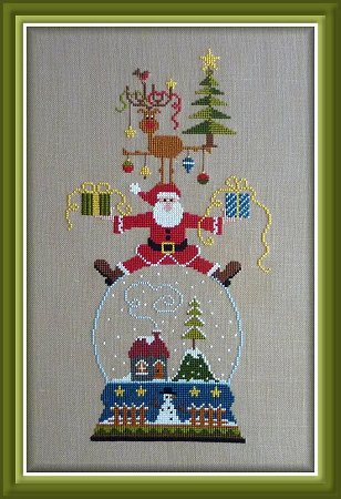 Jardin Prive - Vivement Noel-Jardin Prive - Vivement Noel, Christmas, Snow globe, santa claus, reindeer,  presents, Christmas tree, snow, 