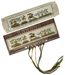 Nikyscreations Primitives - Bunny Ruler Kit-Nikyscreations Primitives, Bunny Ruler Kit, pin cushion, cross stitch accessories, 