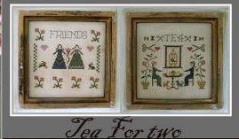 Nikyscreations - Tea for Two-Nikyscreations - Tea for Two, friends, friendship, cross stitch  