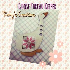 Romy's Creations - Goose Thread Keeper - Limited Edition-Romys Creations -  Goose Thread Keeper - Limited Edition, thread organizer, floss, cross stitch  