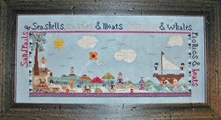 Praiseworthy Stitches - Sandcastle Bay - Cross Stitch Pattern