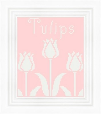 Flowers 2 Flowers - Tulips - Cross Stitch Chart